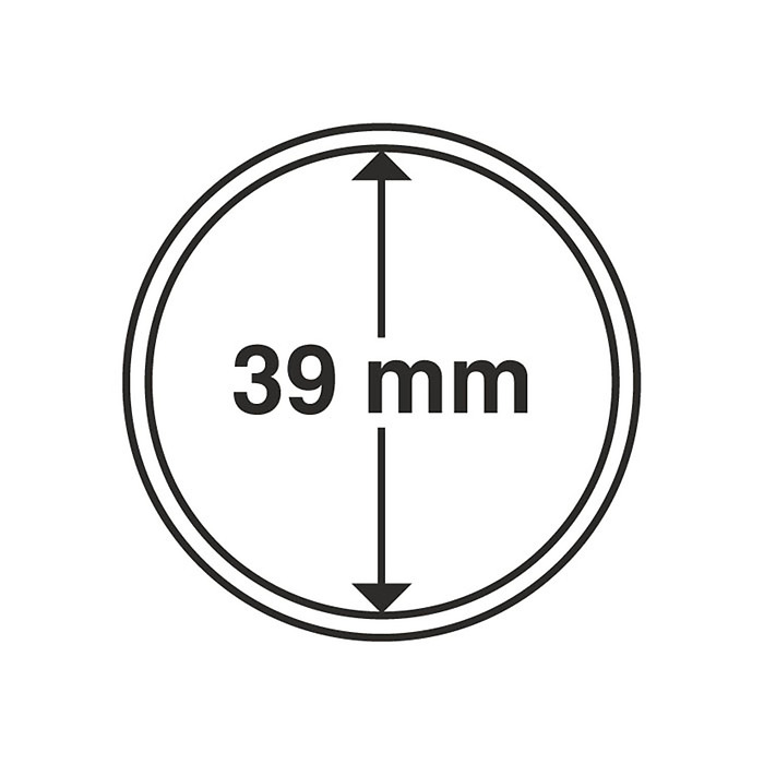 Münzkapsel 39 mm – für 1 Unze Silber Krügerrand