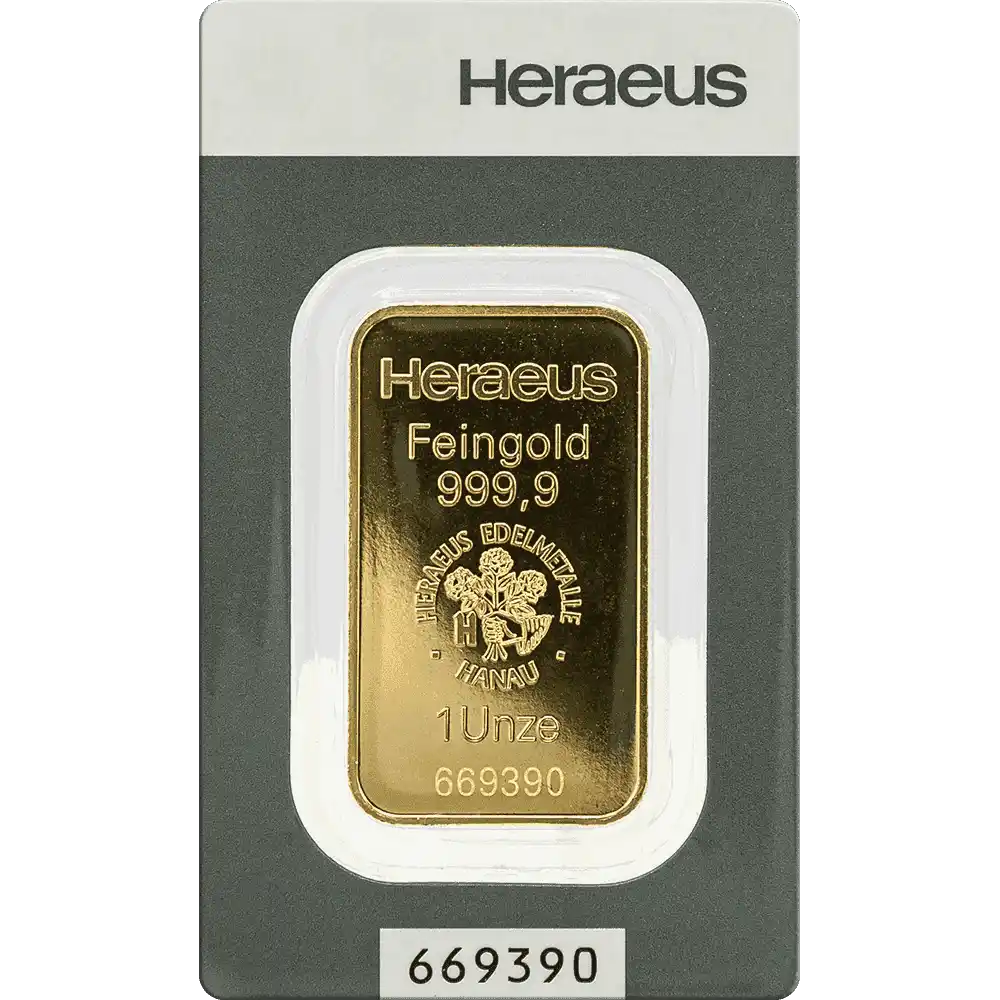 1 Unze Goldbarren (diverse Hersteller)