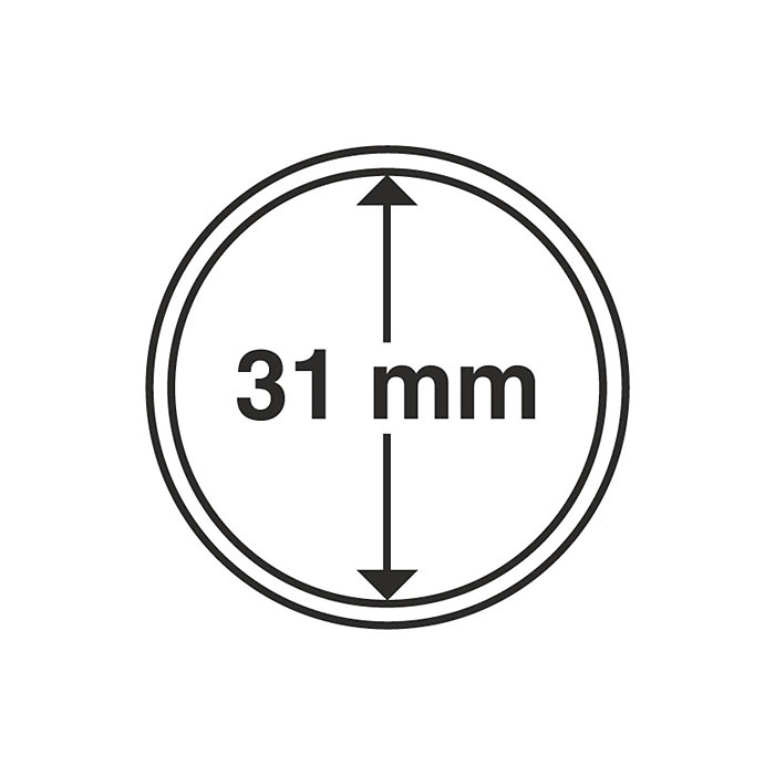 Münzkapsel 31 mm – für 1 Unze Gold Maple Leaf