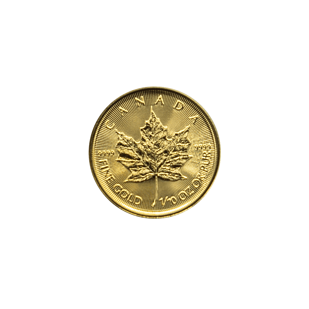 1/10 Unze Goldmünze Maple Leaf (diverse Jahrgänge)