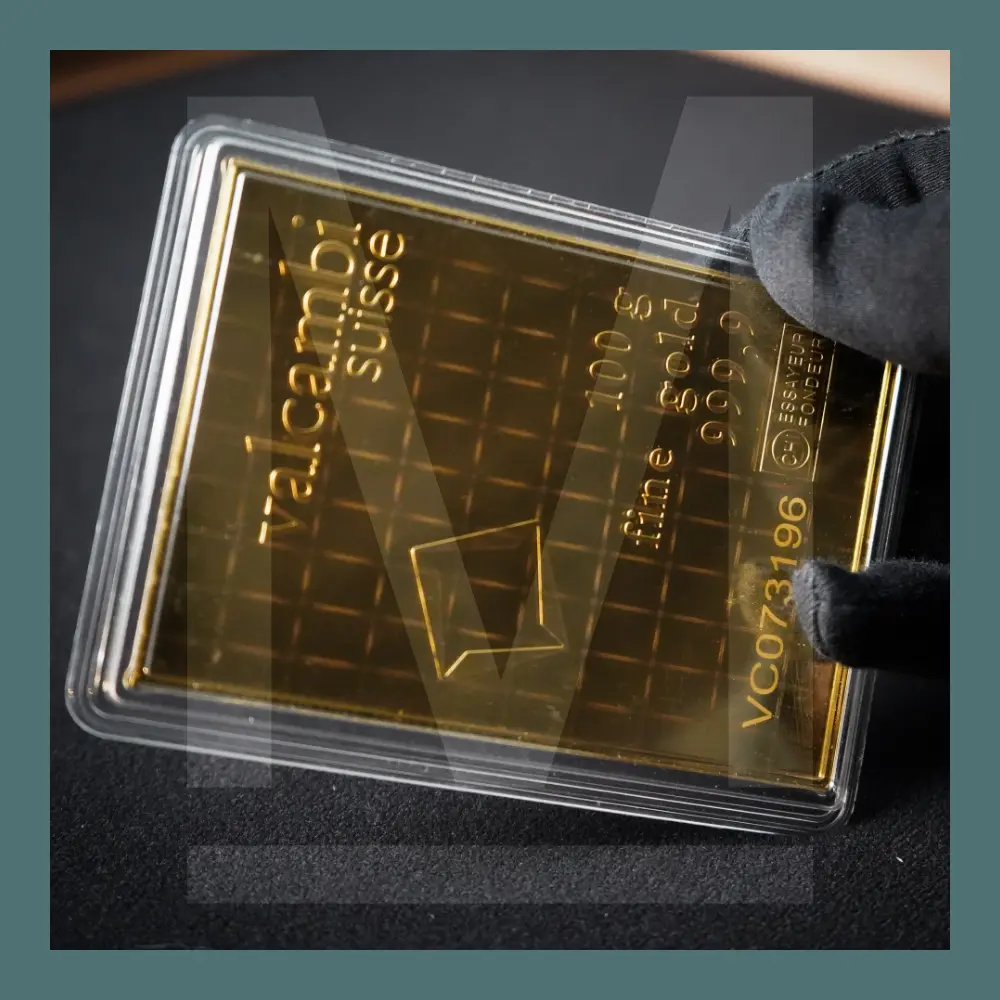 100 x 1g Goldbarren Valcambi CombiBar®