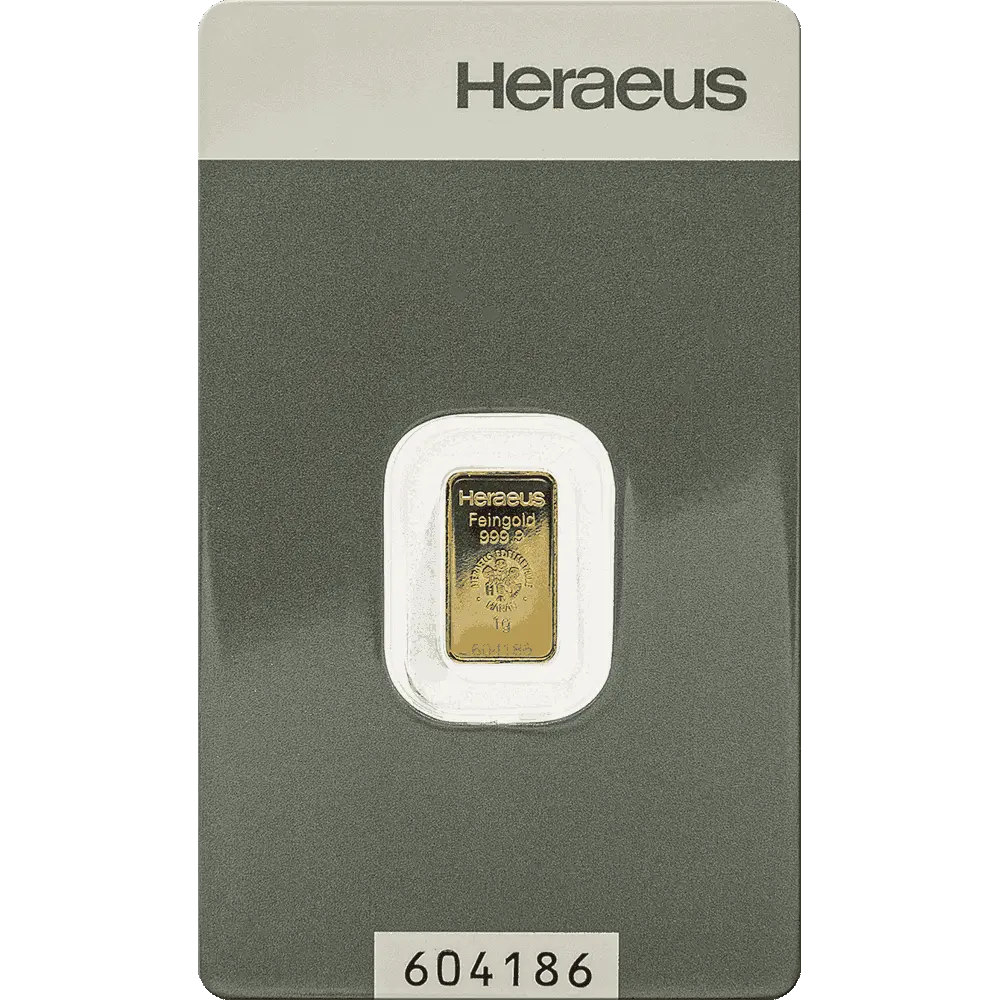 1 Gramm Goldbarren (diverse Hersteller)