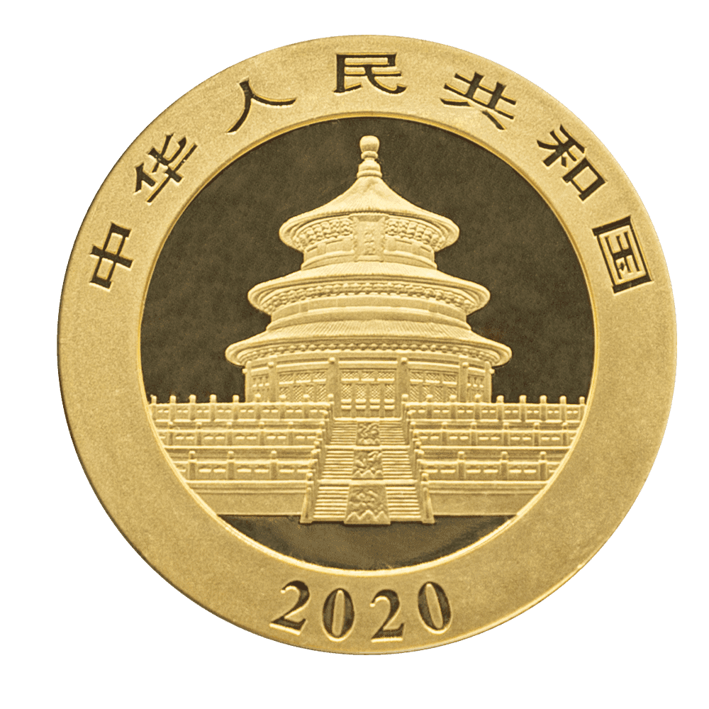 30 Gramm Goldmünze China Panda (diverse Jahrgänge)