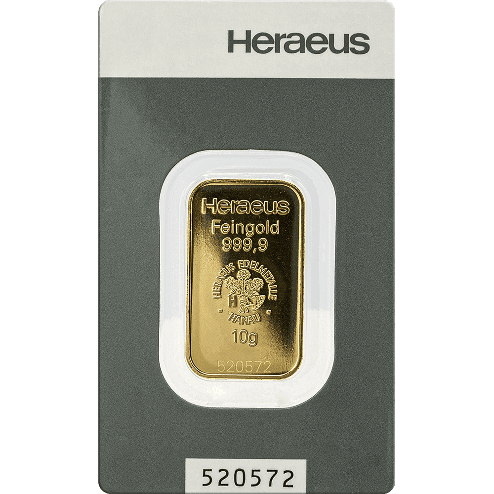 10 Gramm Goldbarren (diverse Hersteller)
