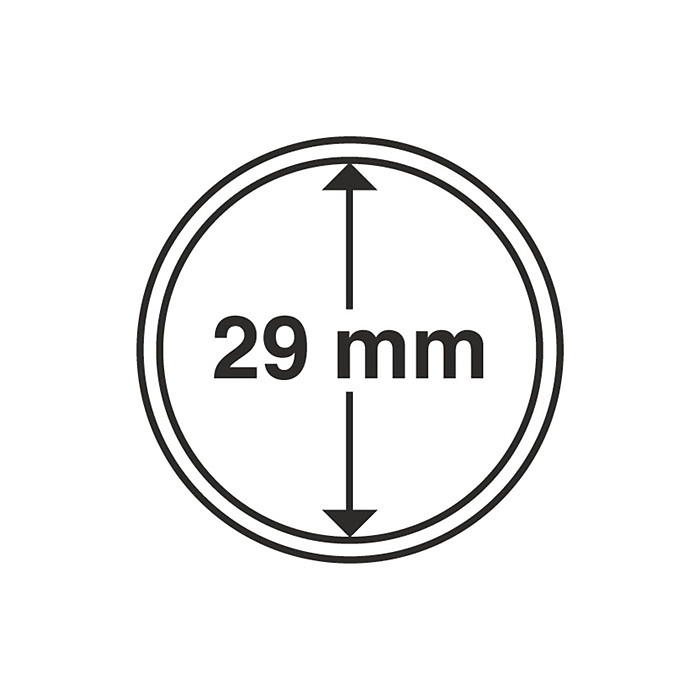 Münzkapsel 29 mm – für 1/2 Unze Gold Wiener Philharmoniker