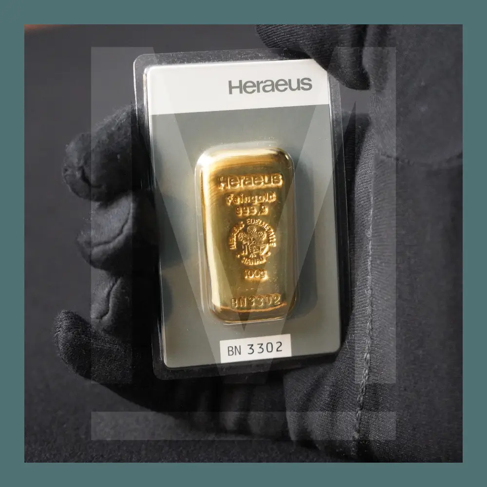 100 Gramm Goldbarren (diverse Hersteller)