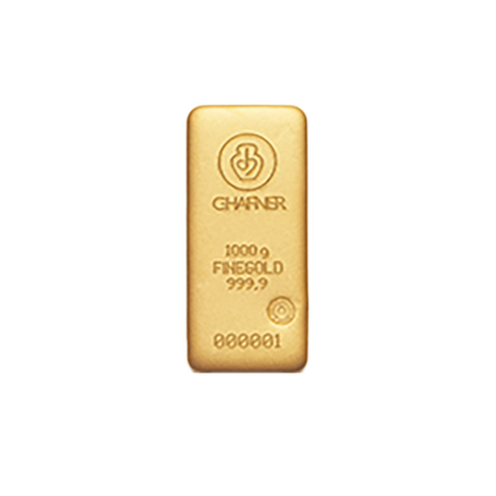 1000 Gramm Goldbarren Feingold C. Hafner