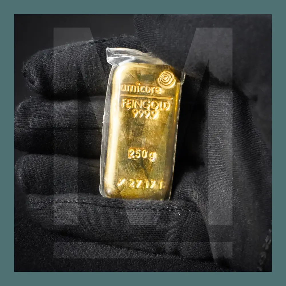 250 Gramm Goldbarren (diverse Hersteller)