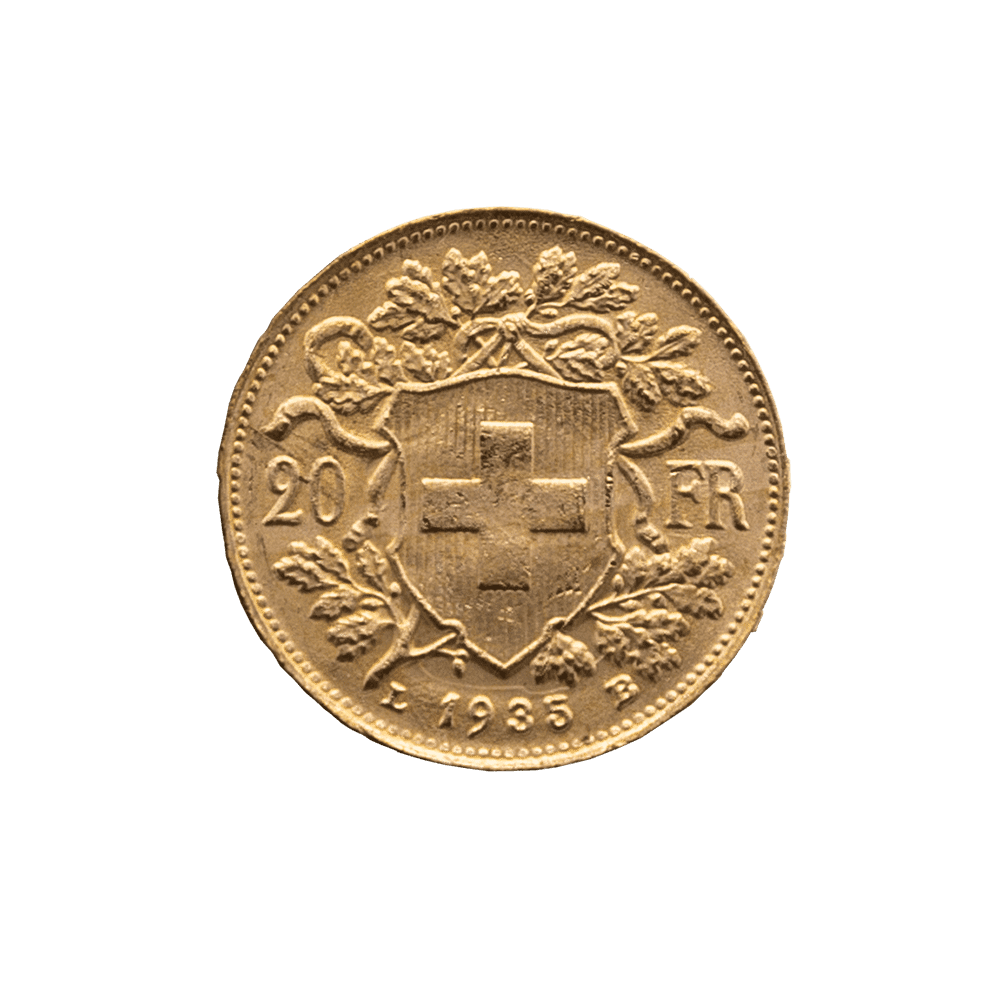 20 Schweizer Franken Vreneli
